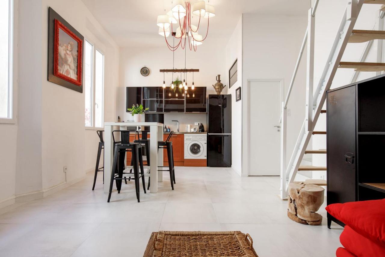Apartamento Superb Air-Conditioned Loft In The Heart Of Viel Antibes Exterior foto